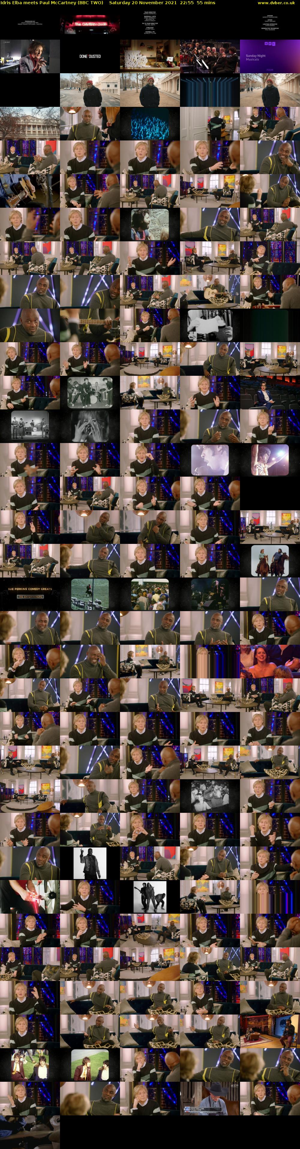 Idris Elba meets Paul McCartney (BBC TWO) Saturday 20 November 2021 22:55 - 23:50