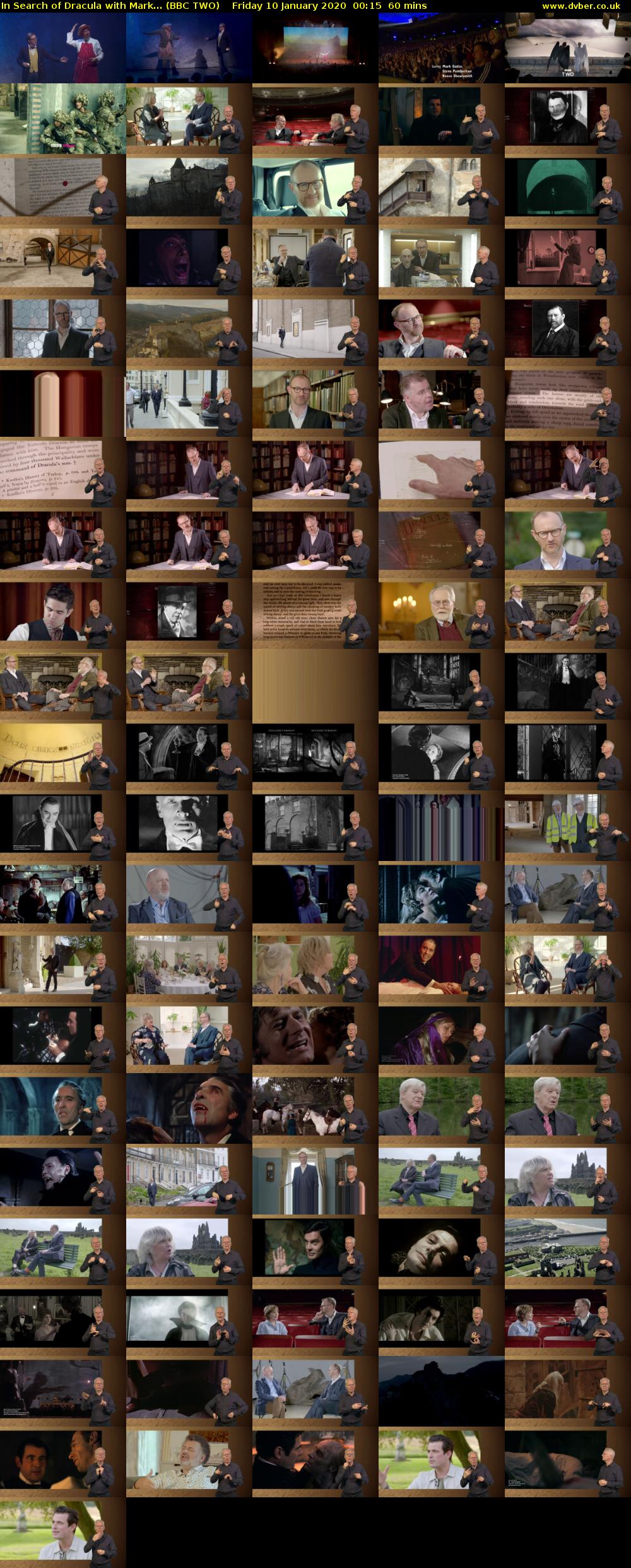 In Search of Dracula with Mark... (BBC TWO) Friday 10 January 2020 00:15 - 01:15