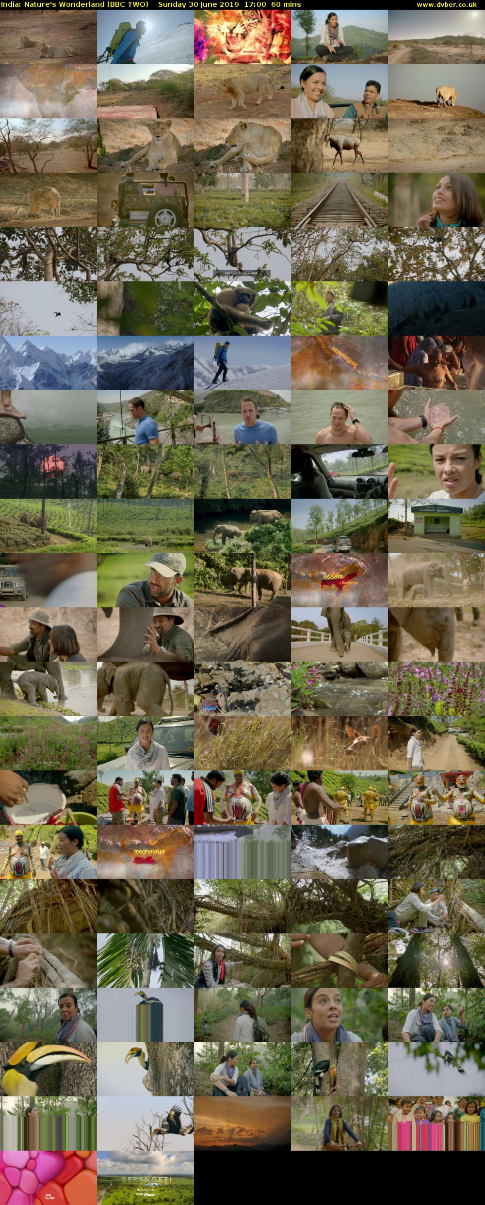 India: Nature's Wonderland (BBC TWO) Sunday 30 June 2019 17:00 - 18:00
