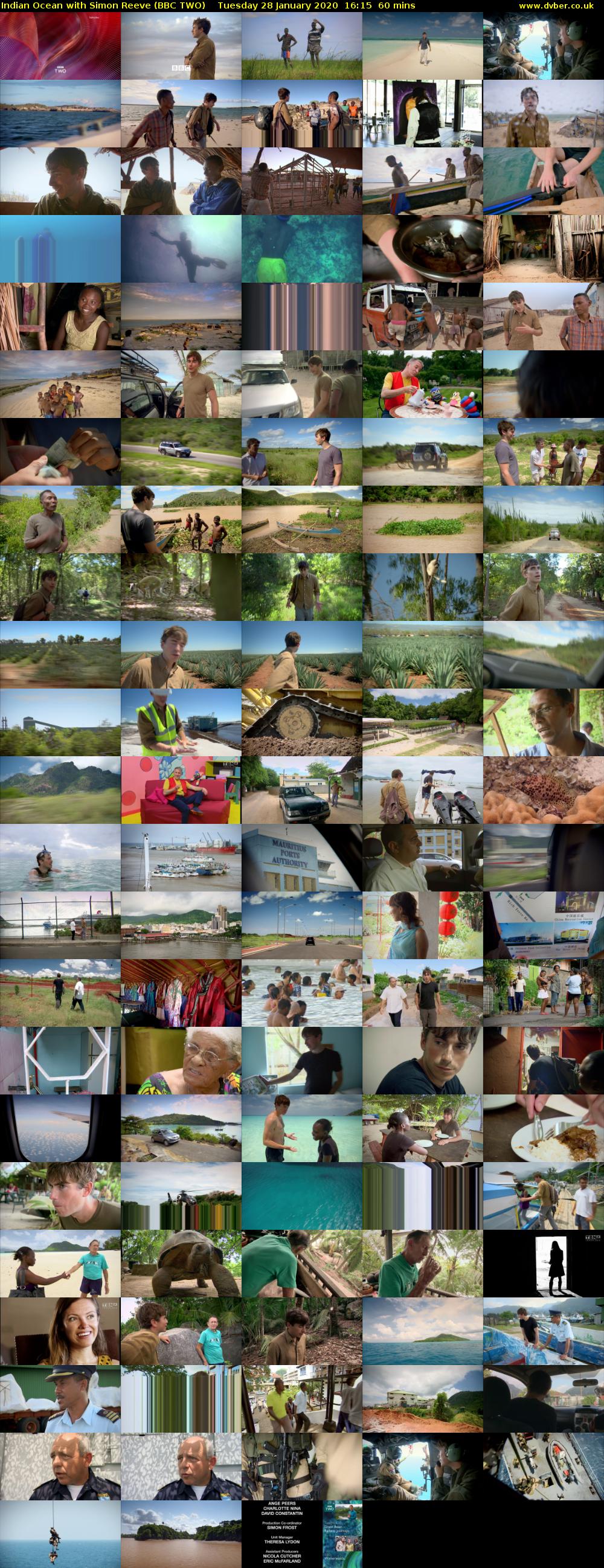 Indian Ocean with Simon Reeve (BBC TWO) Tuesday 28 January 2020 16:15 - 17:15