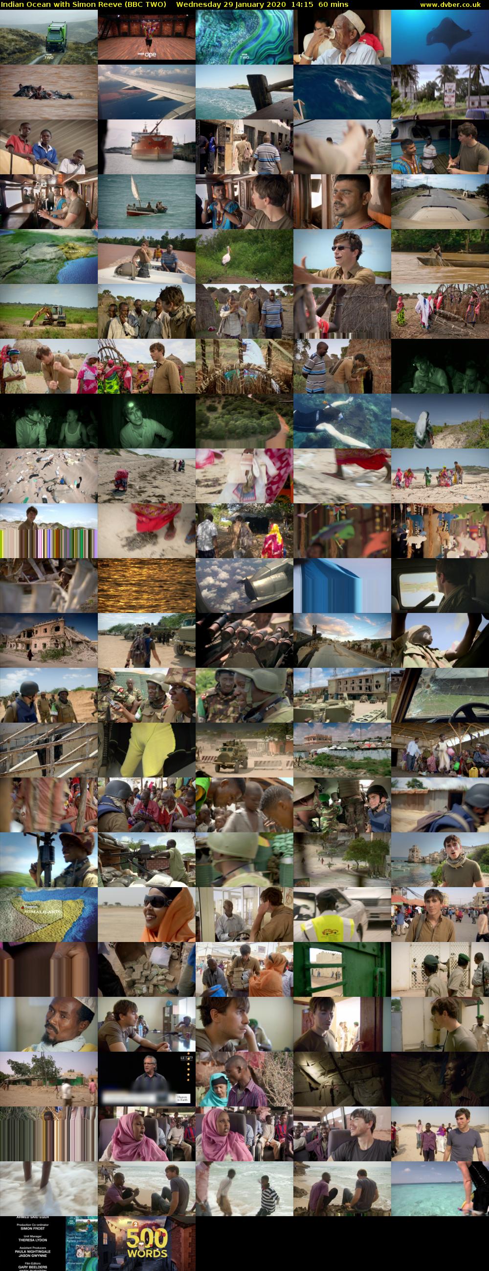 Indian Ocean with Simon Reeve (BBC TWO) Wednesday 29 January 2020 14:15 - 15:15