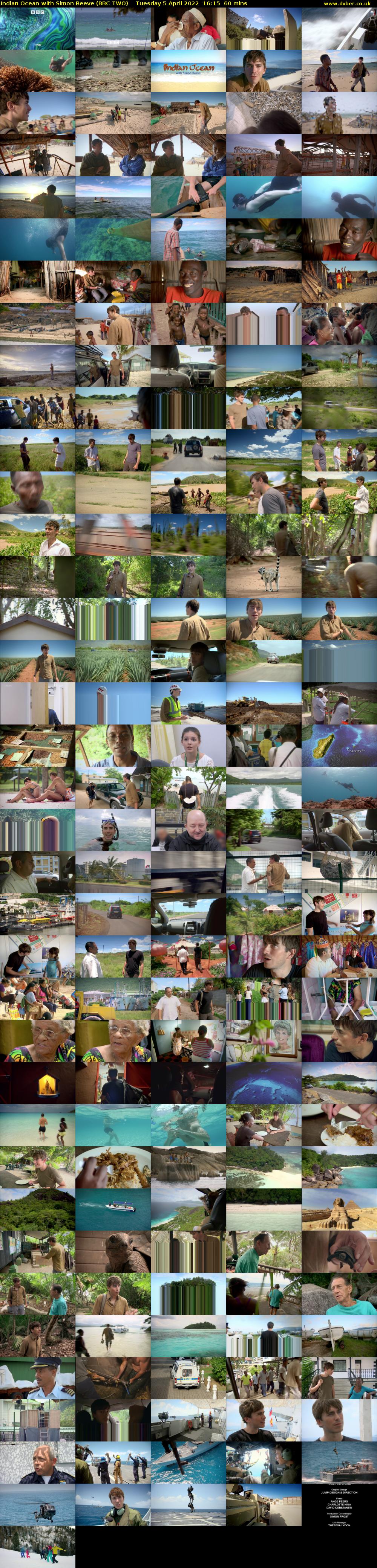 Indian Ocean with Simon Reeve (BBC TWO) Tuesday 5 April 2022 16:15 - 17:15