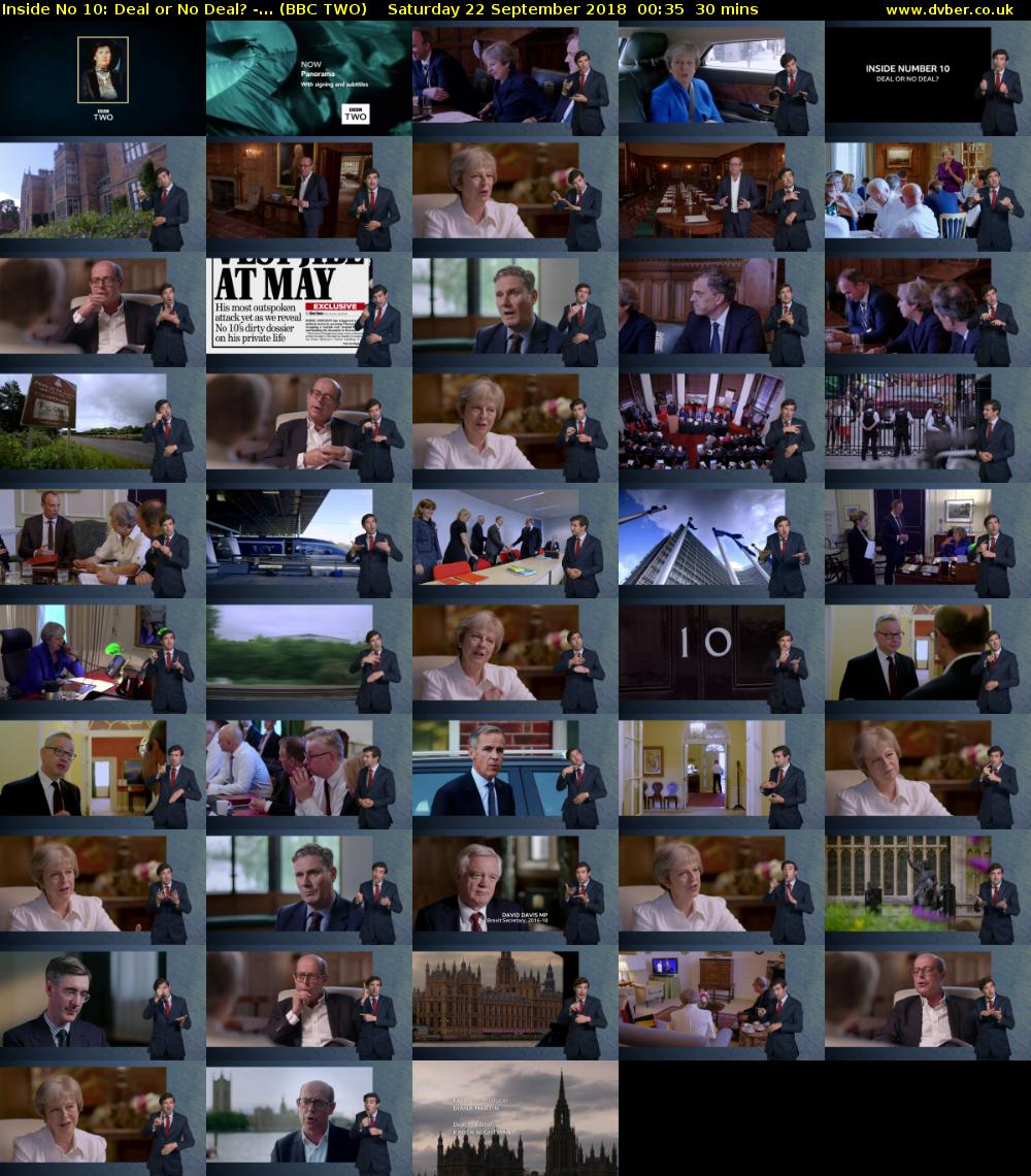 Inside No 10: Deal or No Deal? -... (BBC TWO) Saturday 22 September 2018 00:35 - 01:05