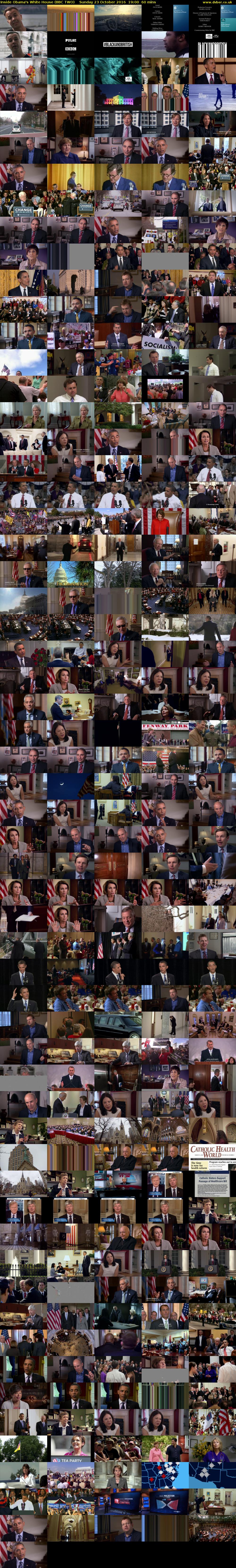 Inside Obama's White House (BBC TWO) Sunday 23 October 2016 19:00 - 20:00
