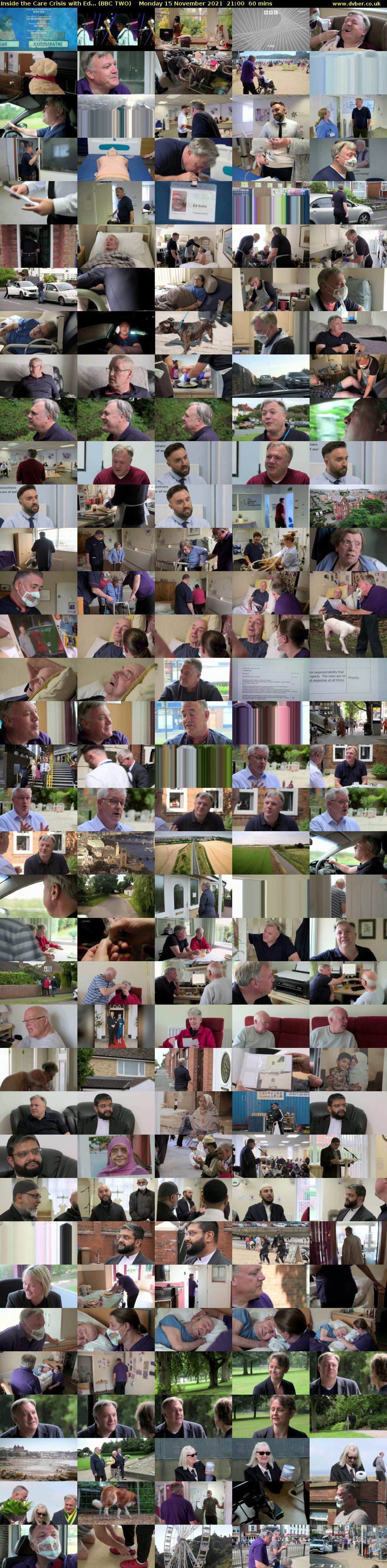 Inside the Care Crisis with Ed... (BBC TWO) Monday 15 November 2021 21:00 - 22:00