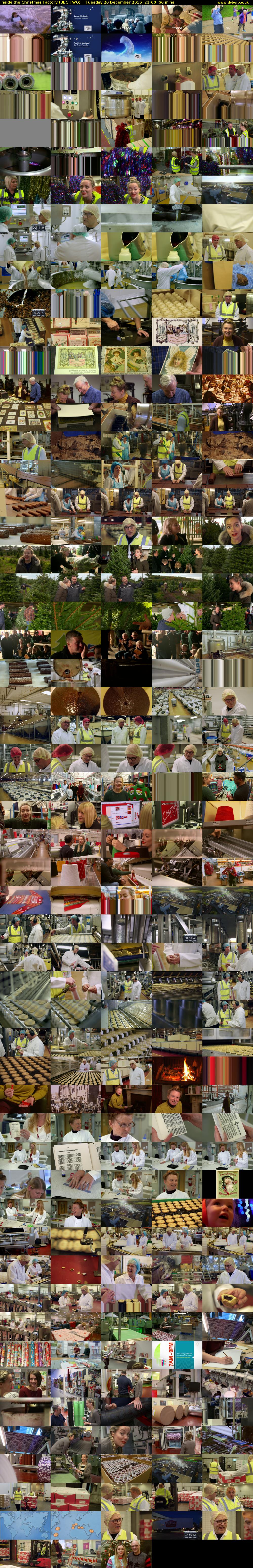 Inside the Christmas Factory (BBC TWO) Tuesday 20 December 2016 21:00 - 22:00