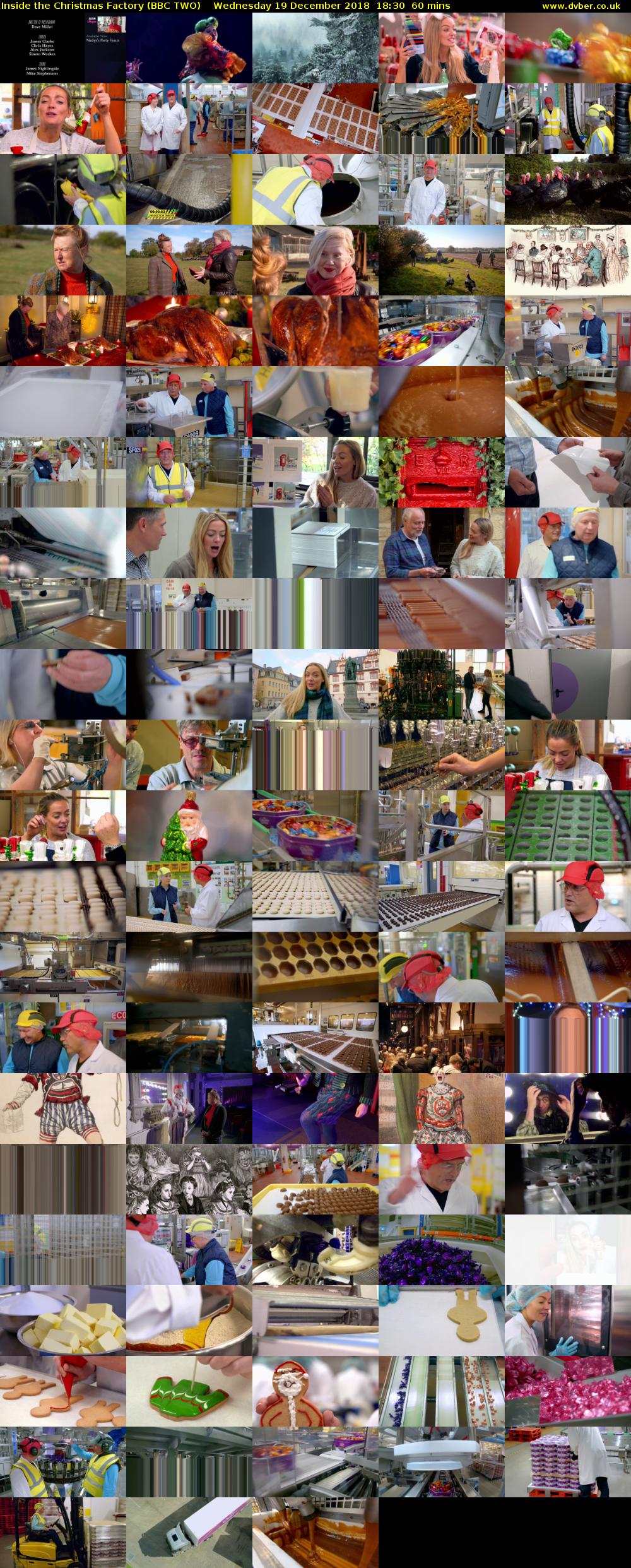 Inside the Christmas Factory (BBC TWO) Wednesday 19 December 2018 18:30 - 19:30