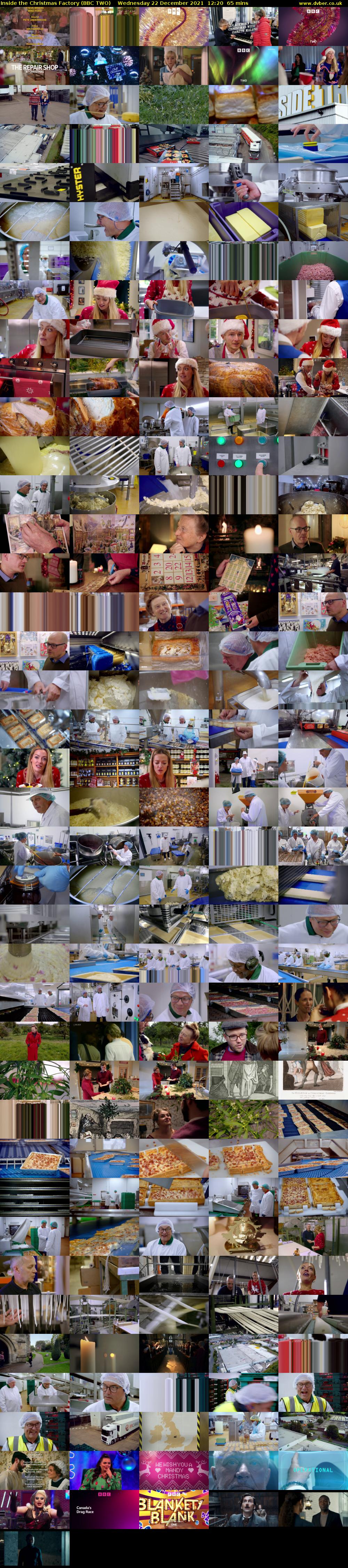 Inside the Christmas Factory (BBC TWO) Wednesday 22 December 2021 12:20 - 13:25