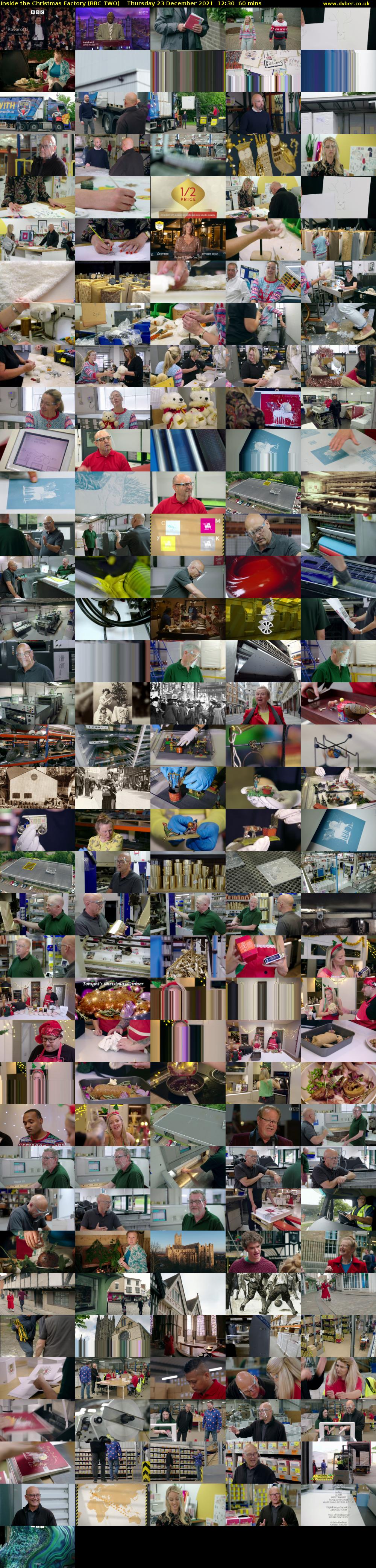 Inside the Christmas Factory (BBC TWO) Thursday 23 December 2021 12:30 - 13:30