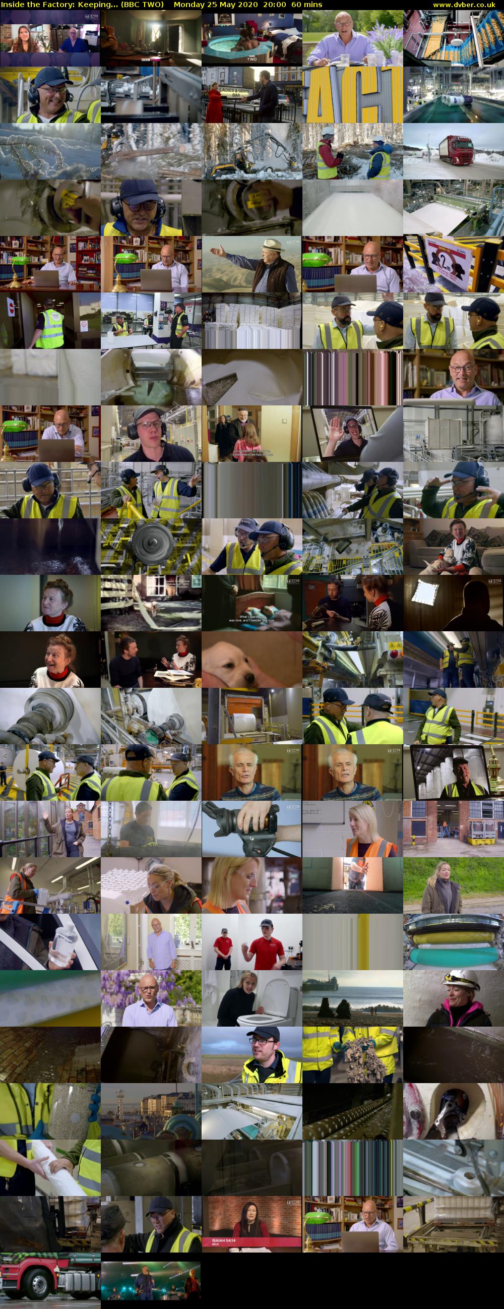 Inside the Factory: Keeping... (BBC TWO) Monday 25 May 2020 20:00 - 21:00