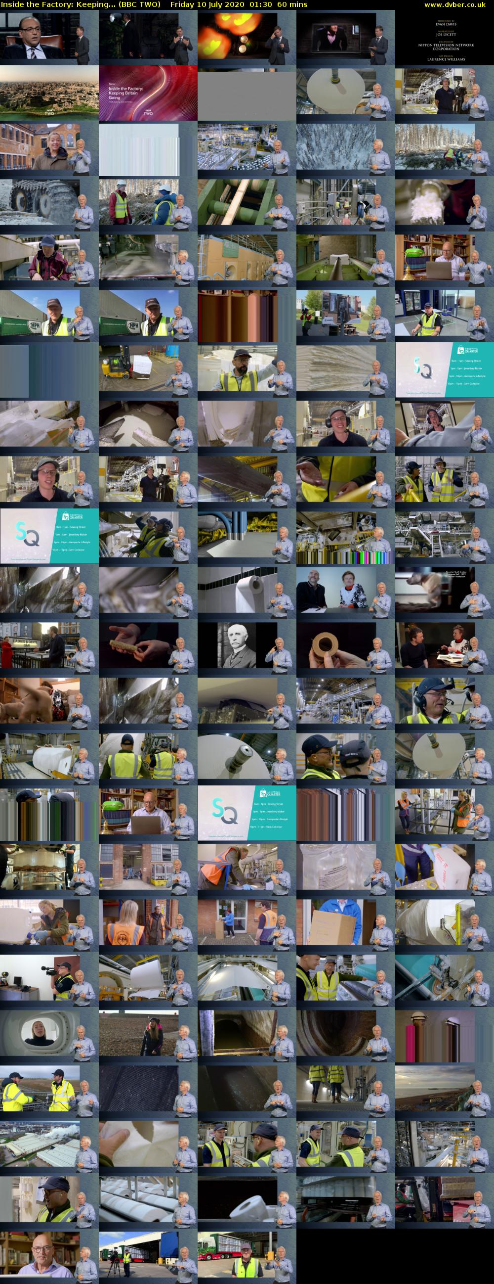 Inside the Factory: Keeping... (BBC TWO) Friday 10 July 2020 01:30 - 02:30
