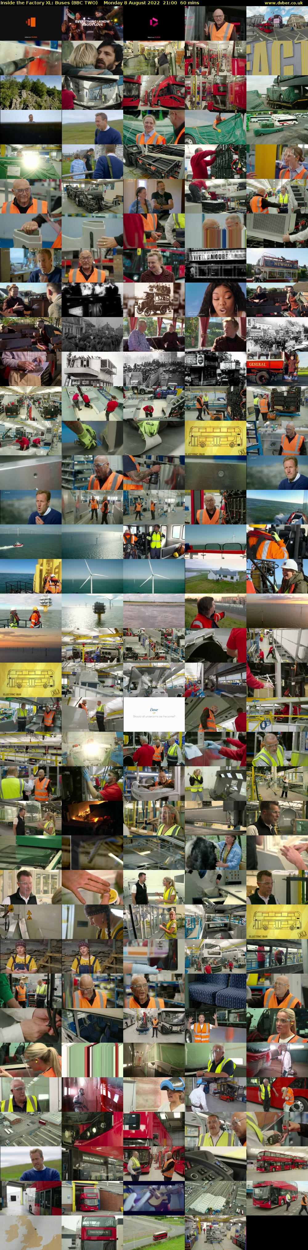 Inside the Factory XL: Buses (BBC TWO) Monday 8 August 2022 21:00 - 22:00