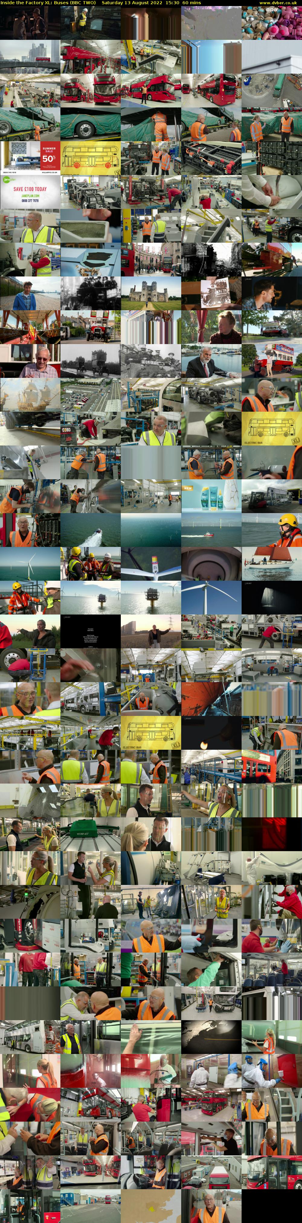 Inside the Factory XL: Buses (BBC TWO) Saturday 13 August 2022 15:30 - 16:30