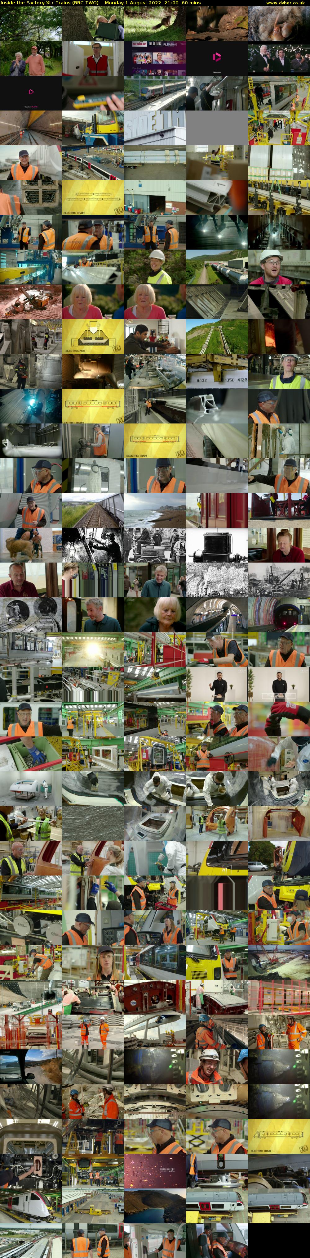 Inside the Factory XL: Trains (BBC TWO) Monday 1 August 2022 21:00 - 22:00
