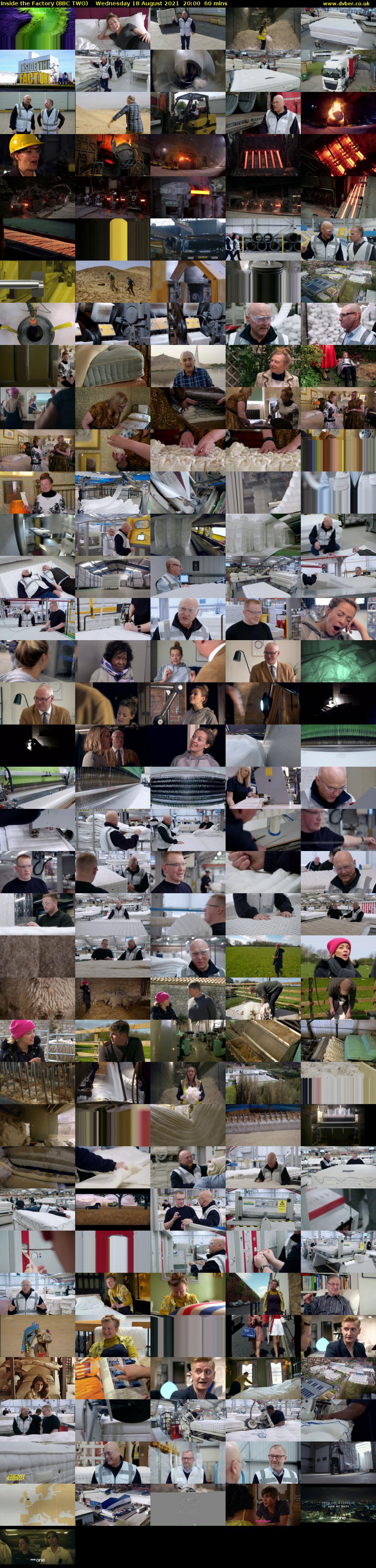 Inside the Factory (BBC TWO) Wednesday 18 August 2021 20:00 - 21:00