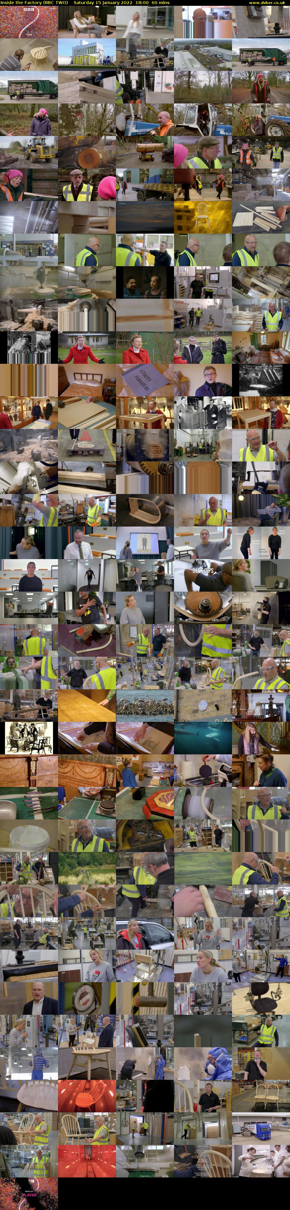 Inside the Factory (BBC TWO) Saturday 15 January 2022 18:00 - 19:00