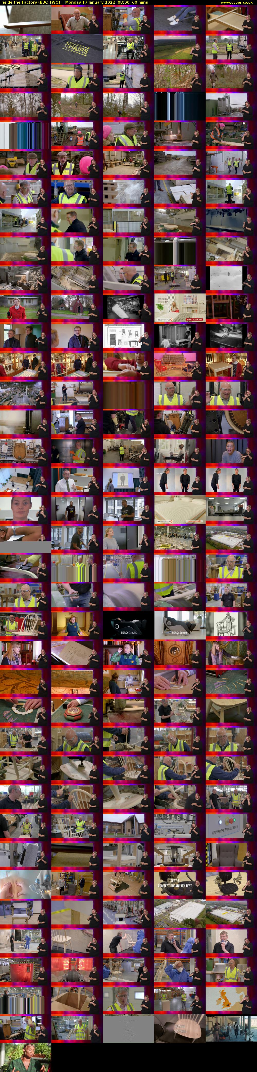 Inside the Factory (BBC TWO) Monday 17 January 2022 08:00 - 09:00