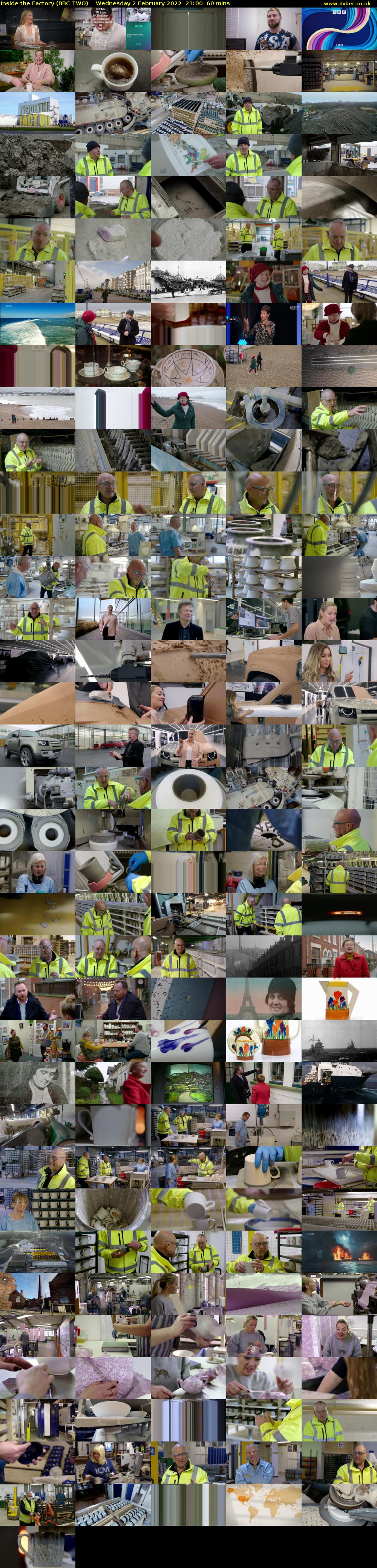 Inside the Factory (BBC TWO) Wednesday 2 February 2022 21:00 - 22:00