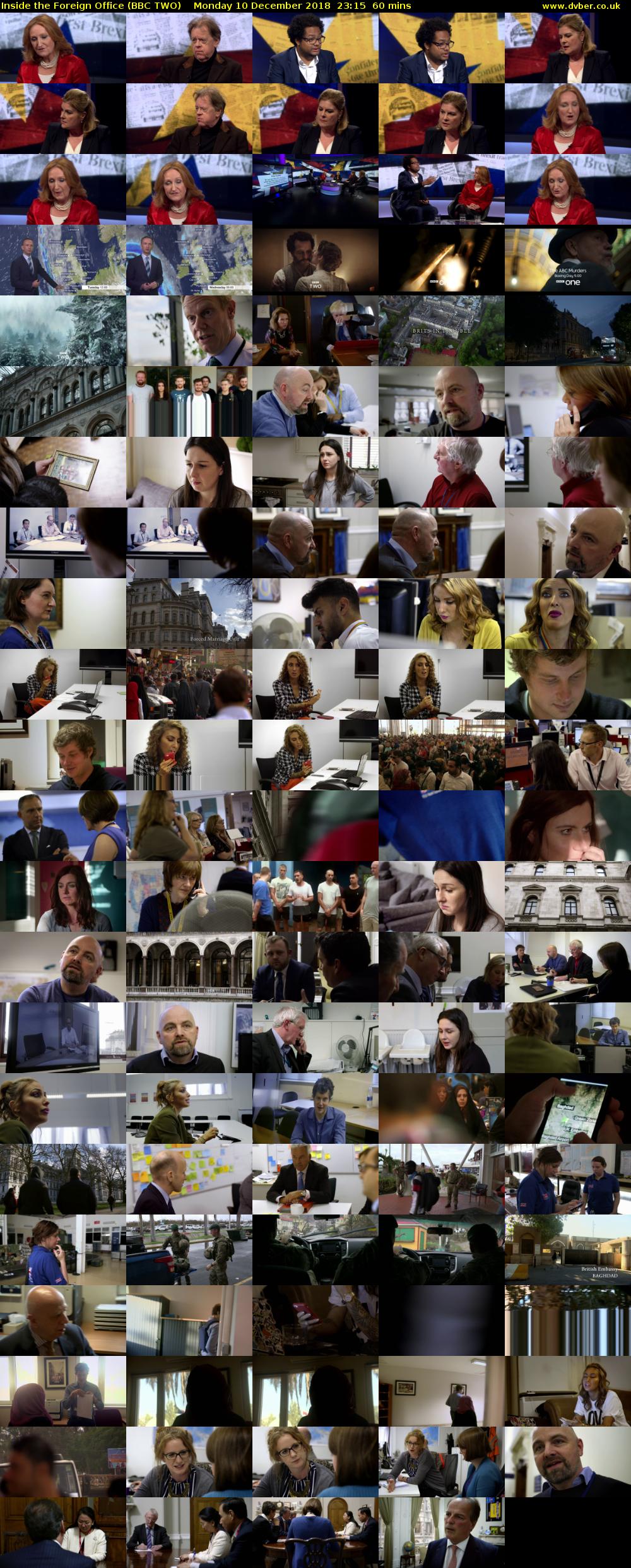 Inside the Foreign Office (BBC TWO) Monday 10 December 2018 23:15 - 00:15