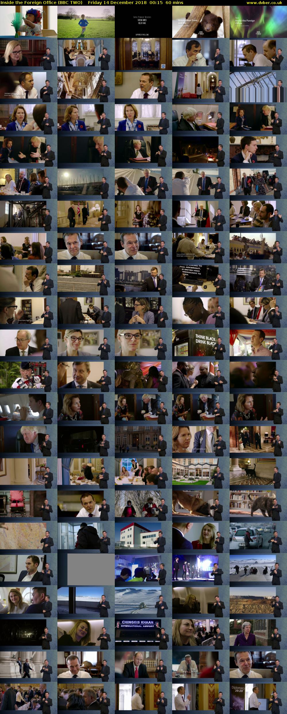 Inside the Foreign Office (BBC TWO) Friday 14 December 2018 00:15 - 01:15
