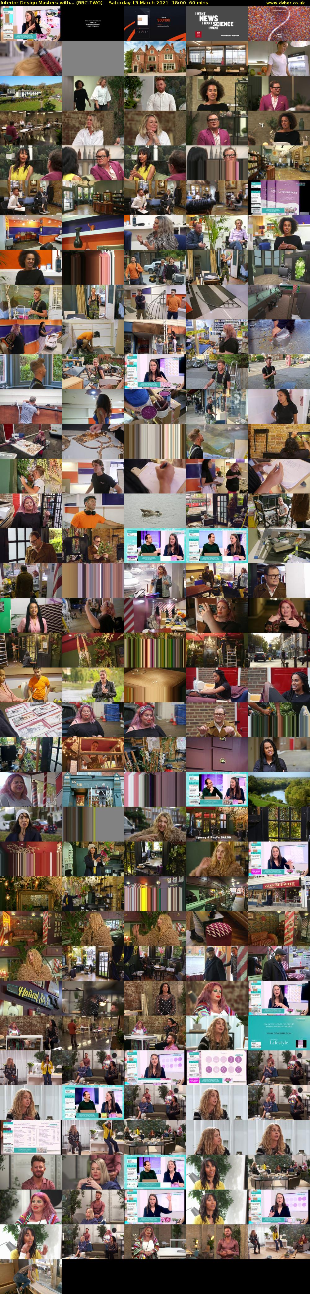 Interior Design Masters with... (BBC TWO) Saturday 13 March 2021 18:00 - 19:00