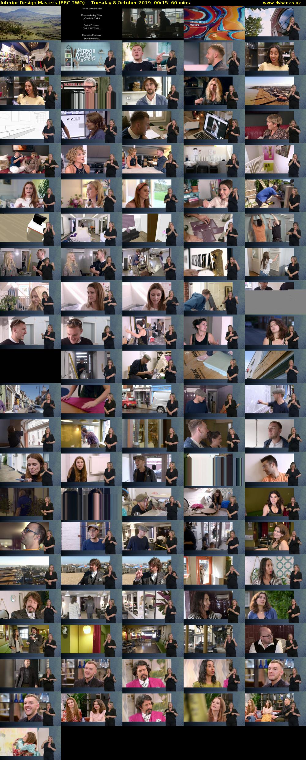 Interior Design Masters (BBC TWO) Tuesday 8 October 2019 00:15 - 01:15