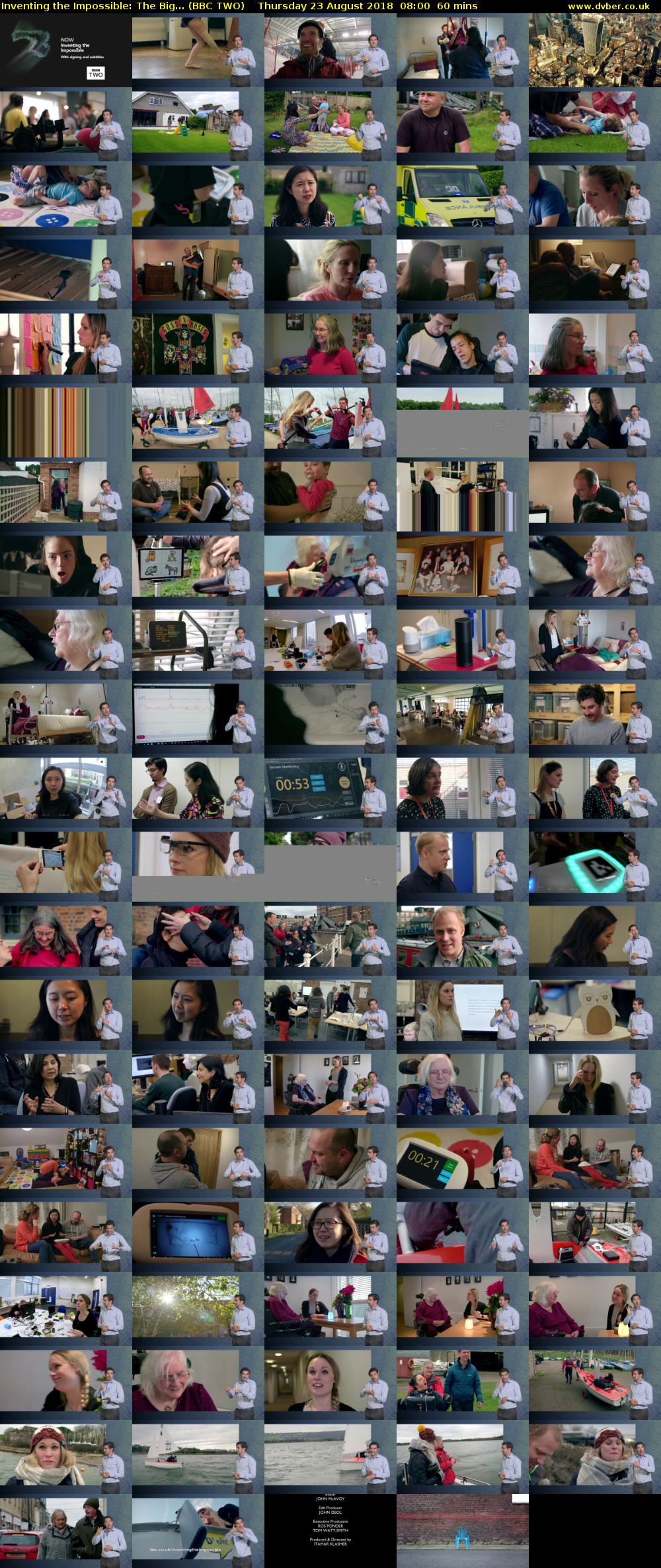 Inventing the Impossible: The Big... (BBC TWO) Thursday 23 August 2018 08:00 - 09:00