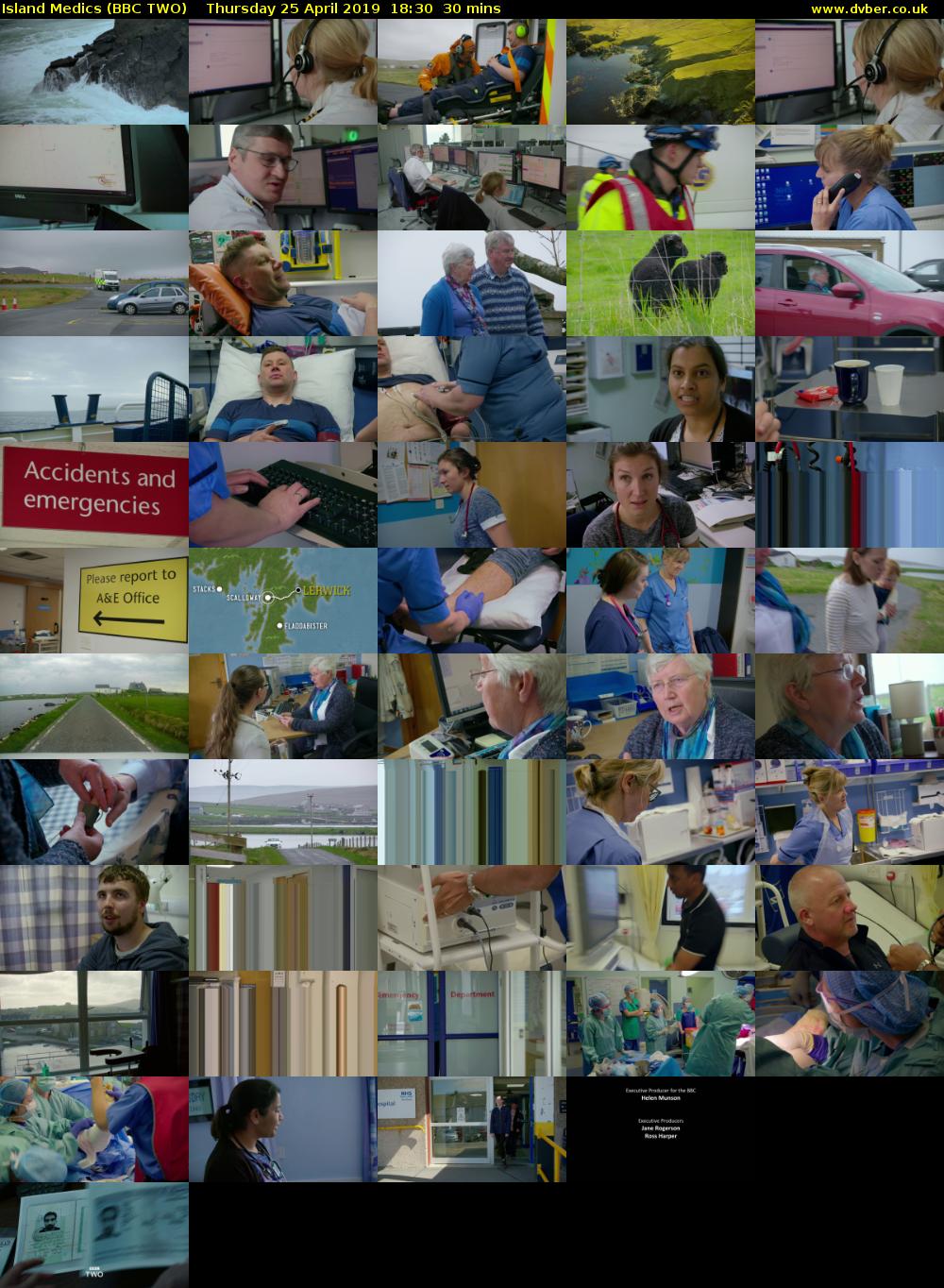 Island Medics (BBC TWO) Thursday 25 April 2019 18:30 - 19:00