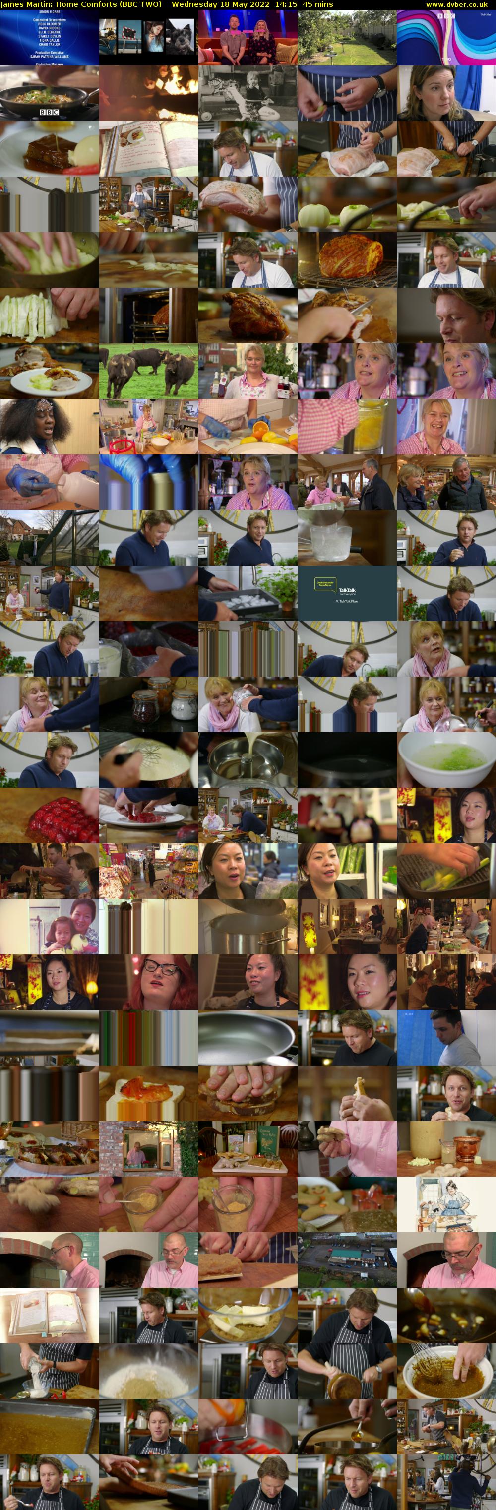 James Martin: Home Comforts (BBC TWO) Wednesday 18 May 2022 14:15 - 15:00