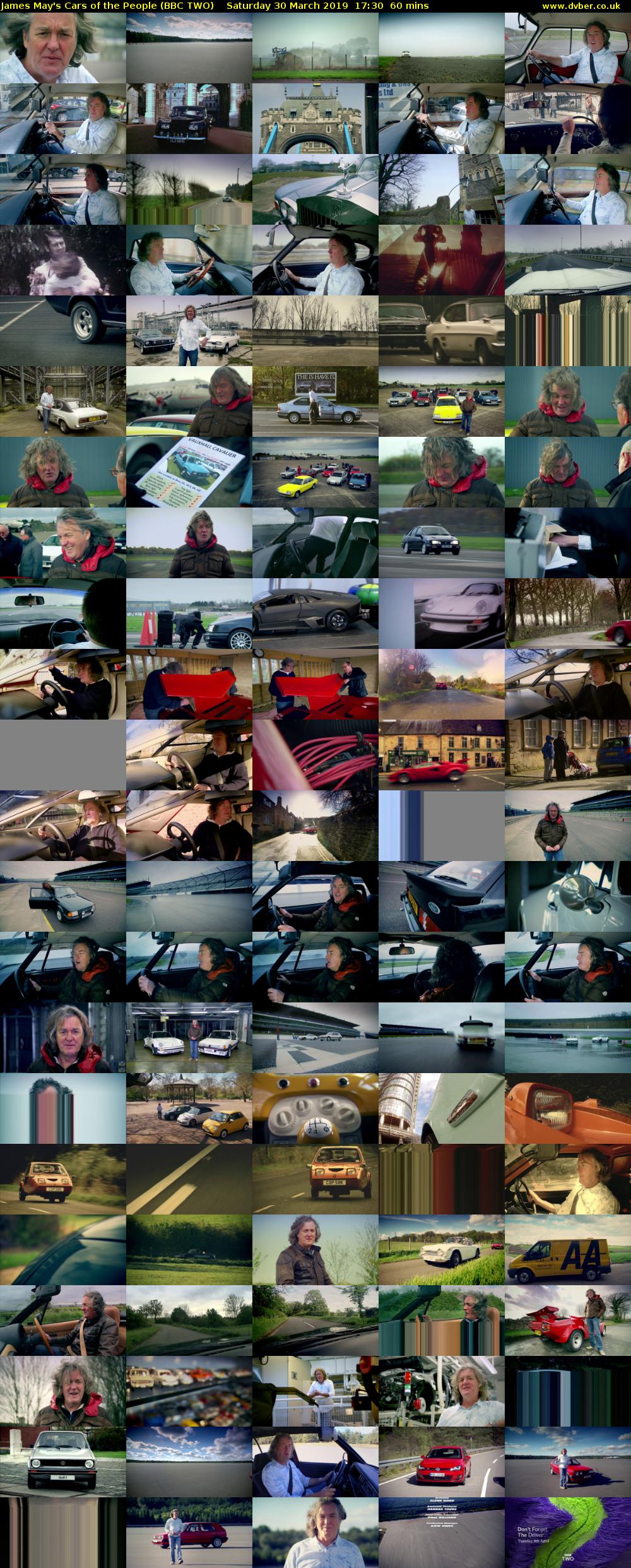 James May's Cars of the People (BBC TWO) Saturday 30 March 2019 17:30 - 18:30