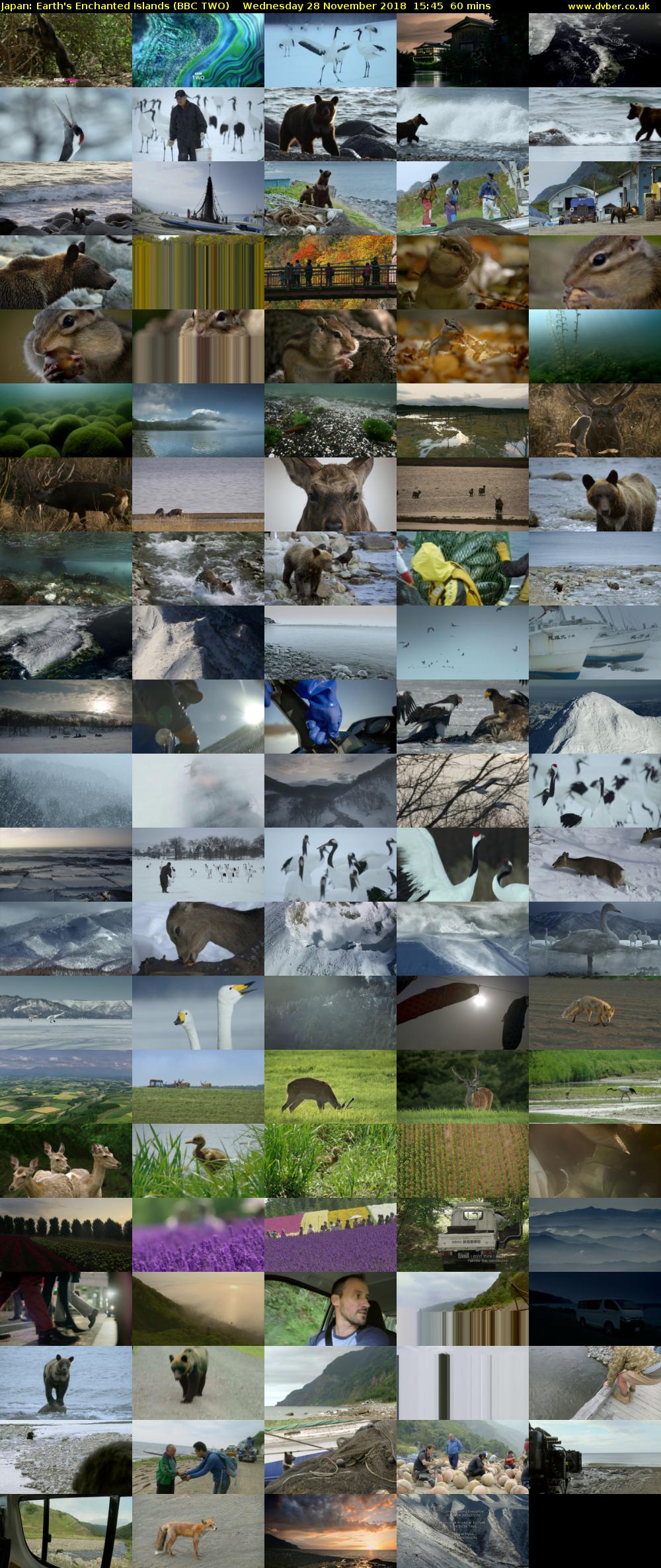 Japan: Earth's Enchanted Islands (BBC TWO) Wednesday 28 November 2018 15:45 - 16:45