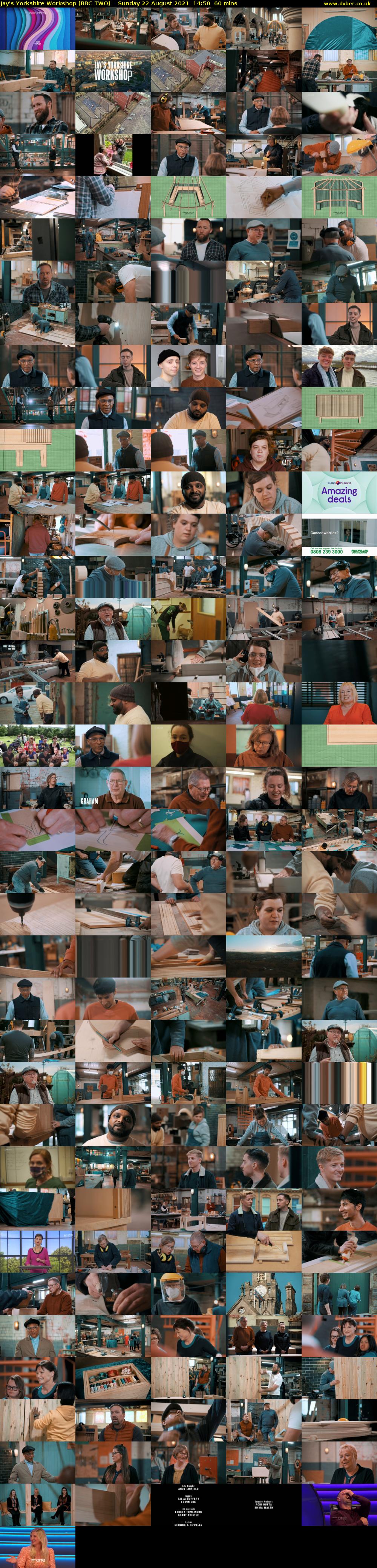 Jay's Yorkshire Workshop (BBC TWO) Sunday 22 August 2021 14:50 - 15:50