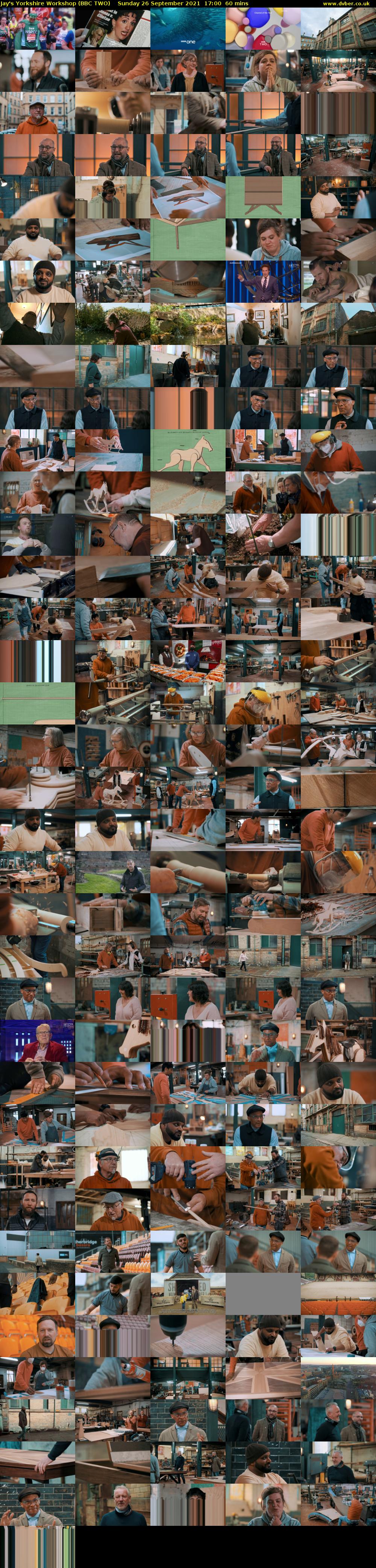 Jay's Yorkshire Workshop (BBC TWO) Sunday 26 September 2021 17:00 - 18:00