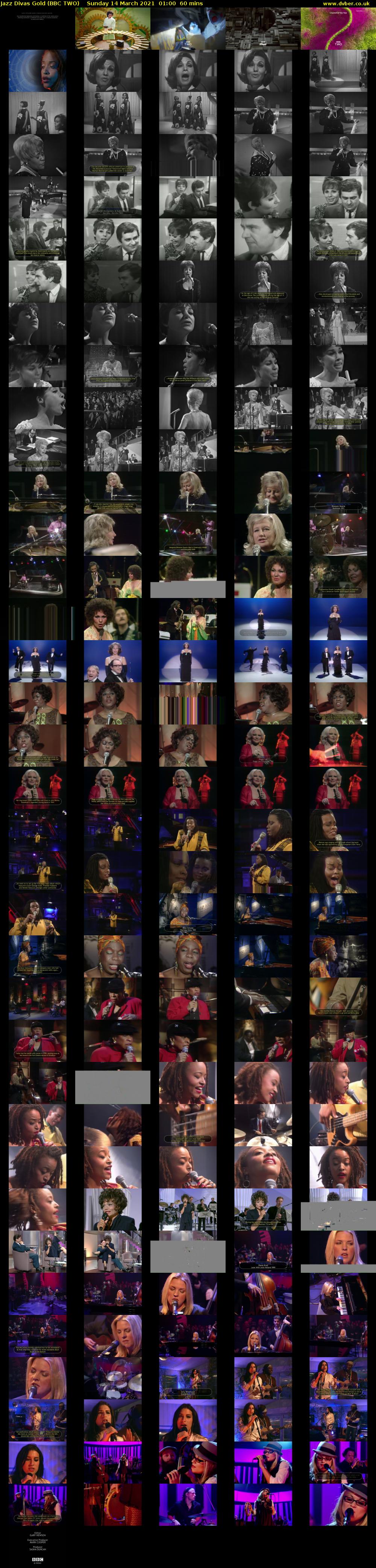 Jazz Divas Gold (BBC TWO) Sunday 14 March 2021 01:00 - 02:00