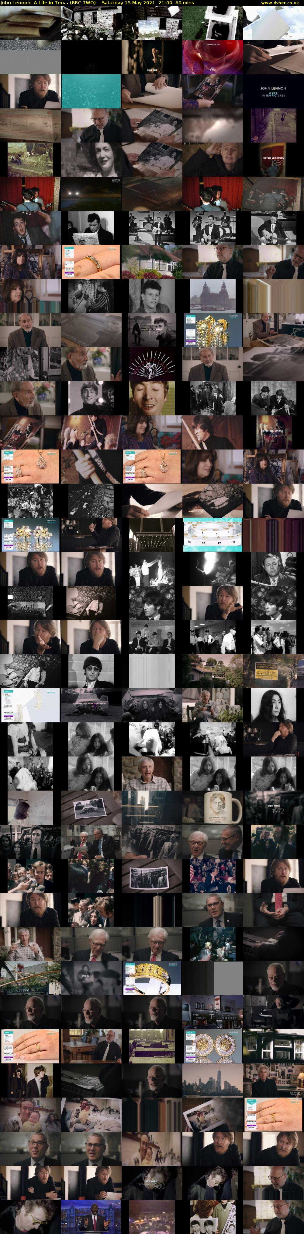 John Lennon: A Life in Ten... (BBC TWO) Saturday 15 May 2021 21:00 - 22:00