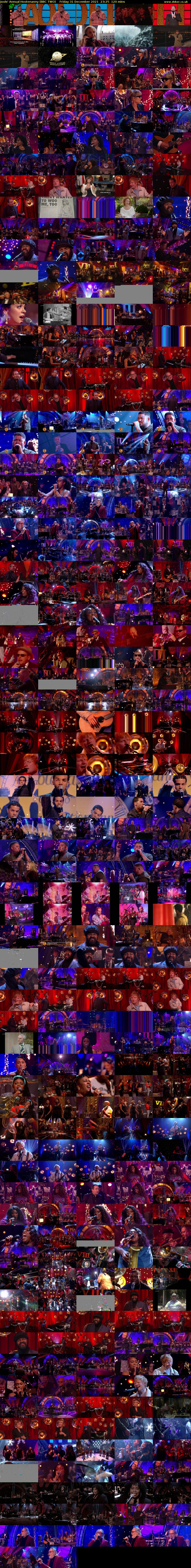Jools' Annual Hootenanny (BBC TWO) Friday 31 December 2021 23:25 - 01:25
