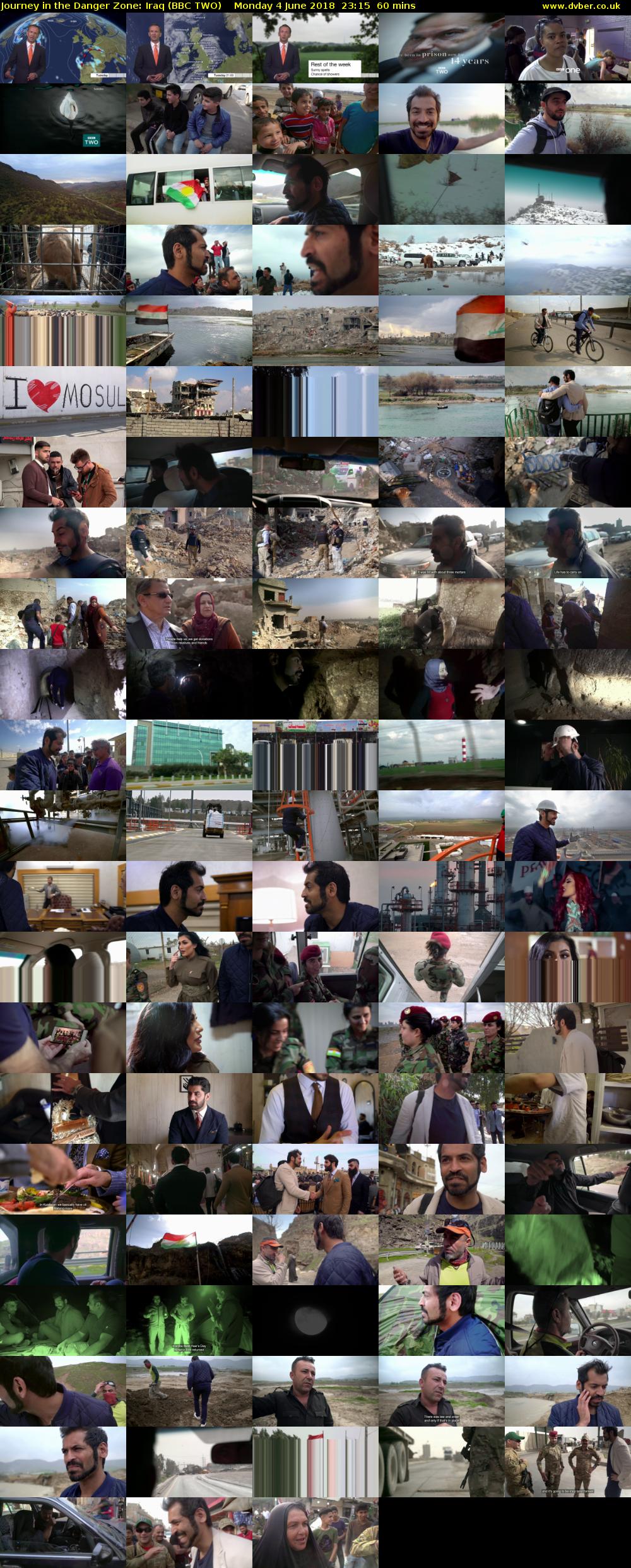 Journey in the Danger Zone: Iraq (BBC TWO) Monday 4 June 2018 23:15 - 00:15