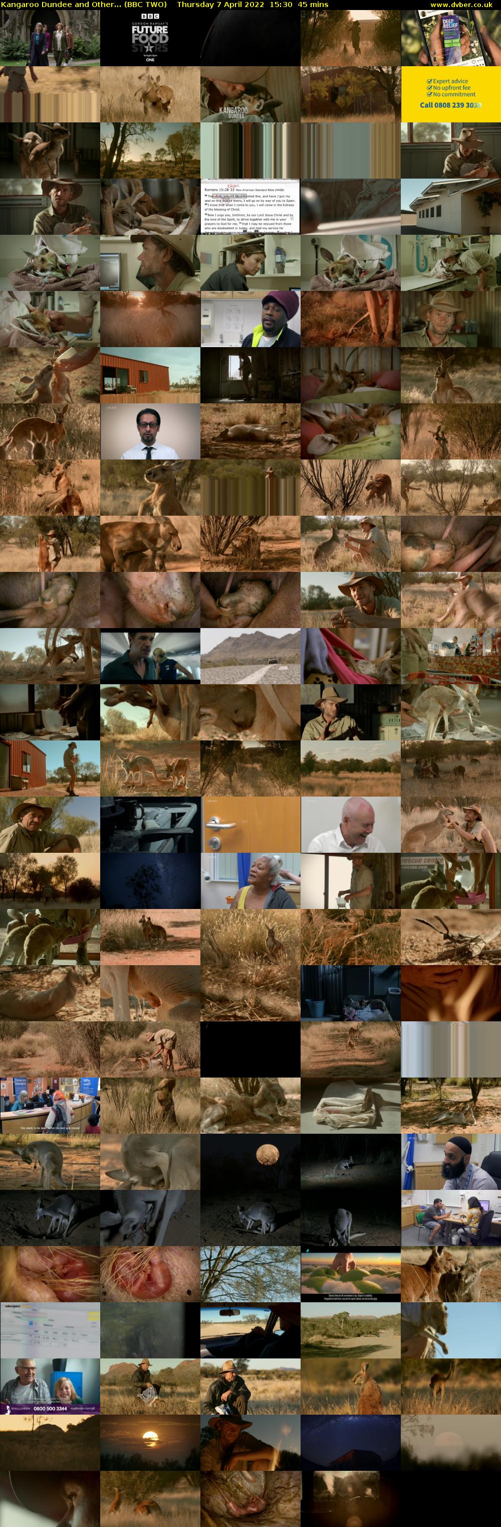 Kangaroo Dundee and Other... (BBC TWO) Thursday 7 April 2022 15:30 - 16:15