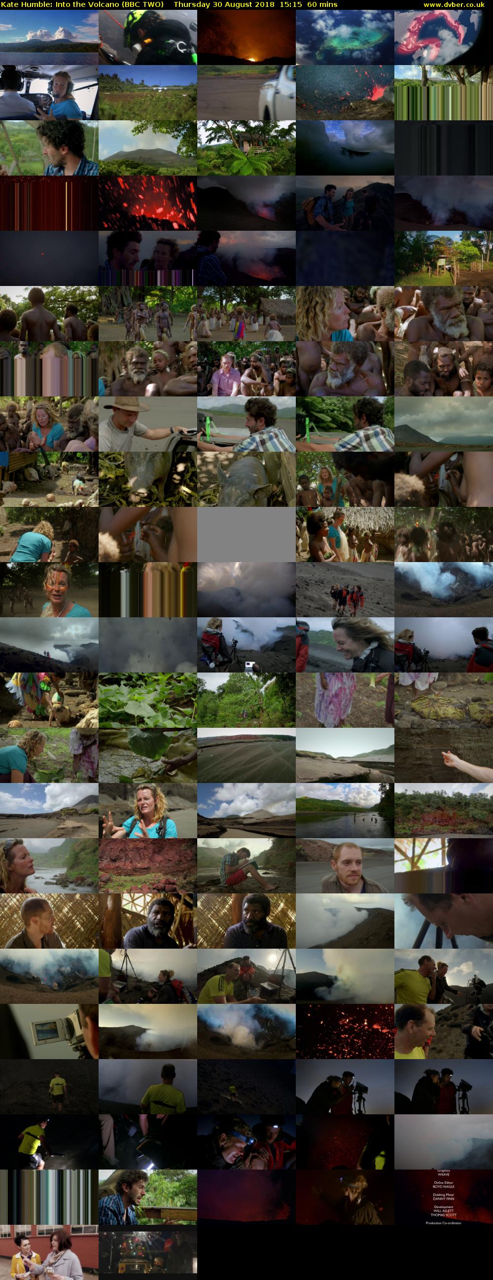 Kate Humble: Into the Volcano (BBC TWO) Thursday 30 August 2018 15:15 - 16:15
