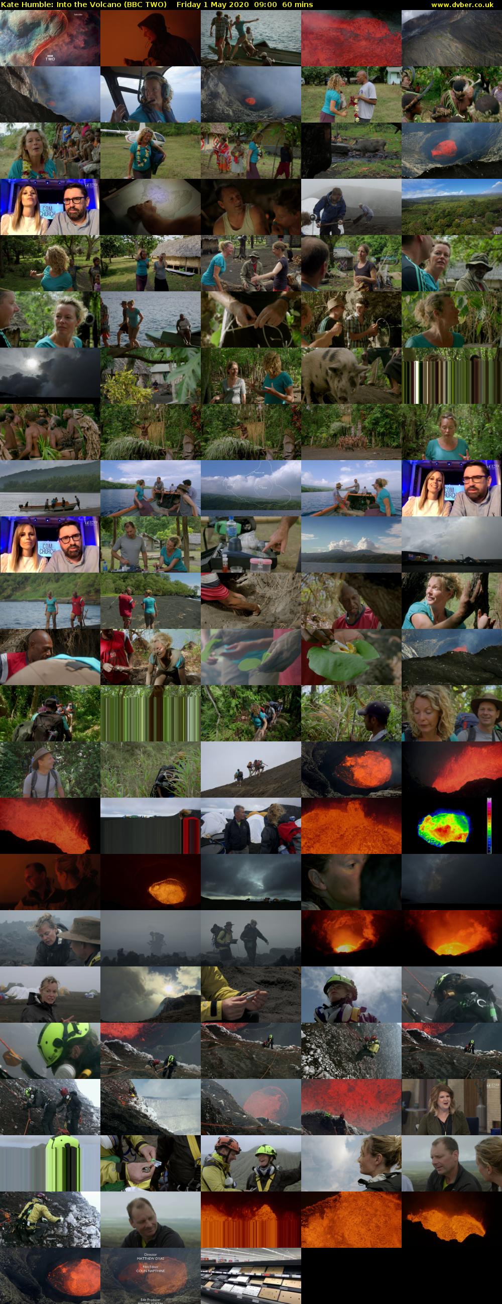 Kate Humble: Into the Volcano (BBC TWO) Friday 1 May 2020 09:00 - 10:00