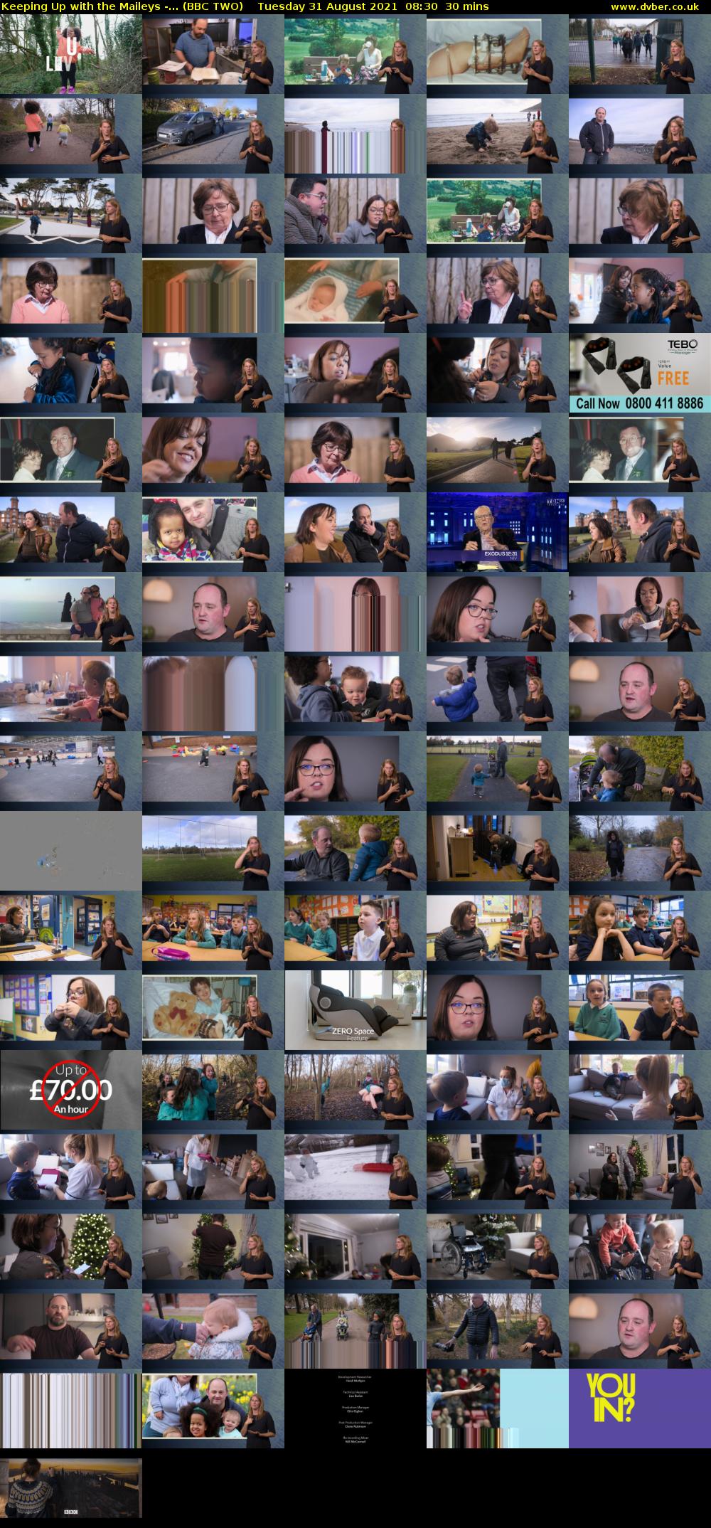 Keeping Up with the Maileys -... (BBC TWO) Tuesday 31 August 2021 08:30 - 09:00