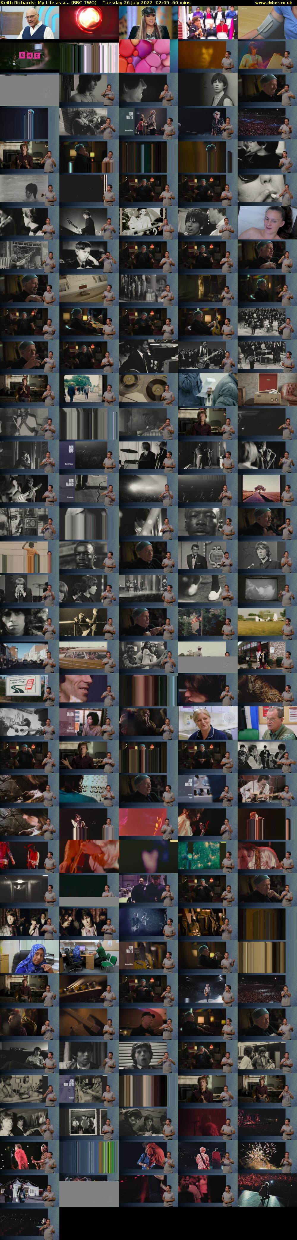Keith Richards: My Life as a... (BBC TWO) Tuesday 26 July 2022 02:05 - 03:05