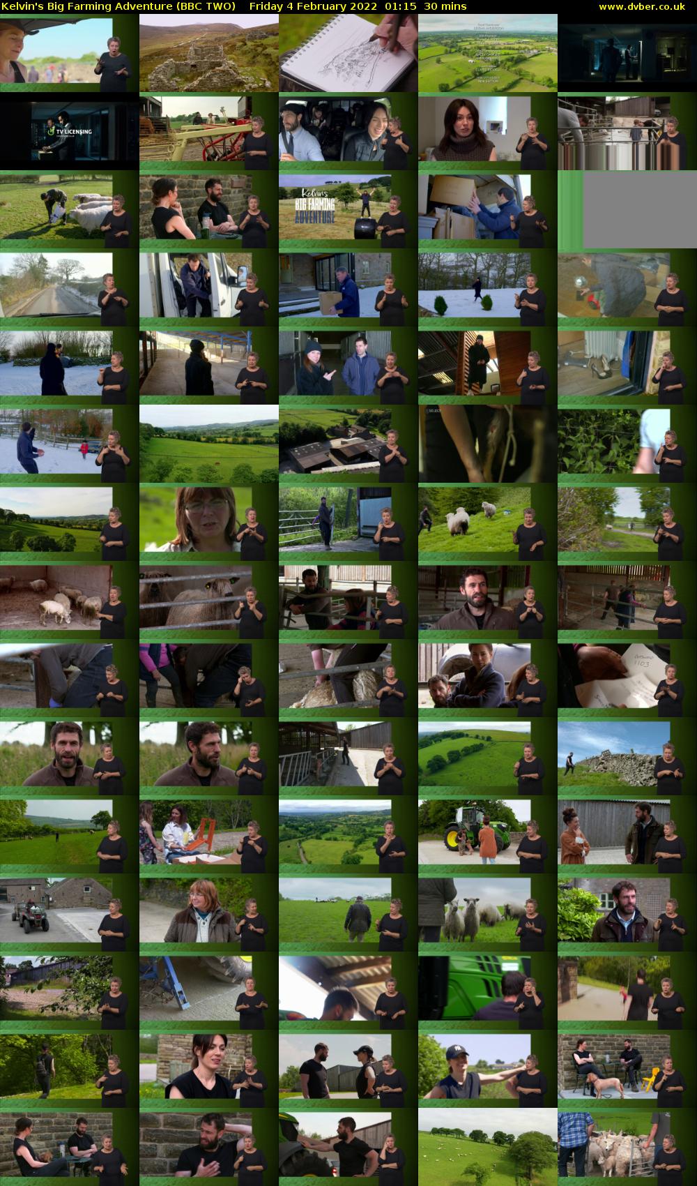 Kelvin's Big Farming Adventure (BBC TWO) Friday 4 February 2022 01:15 - 01:45