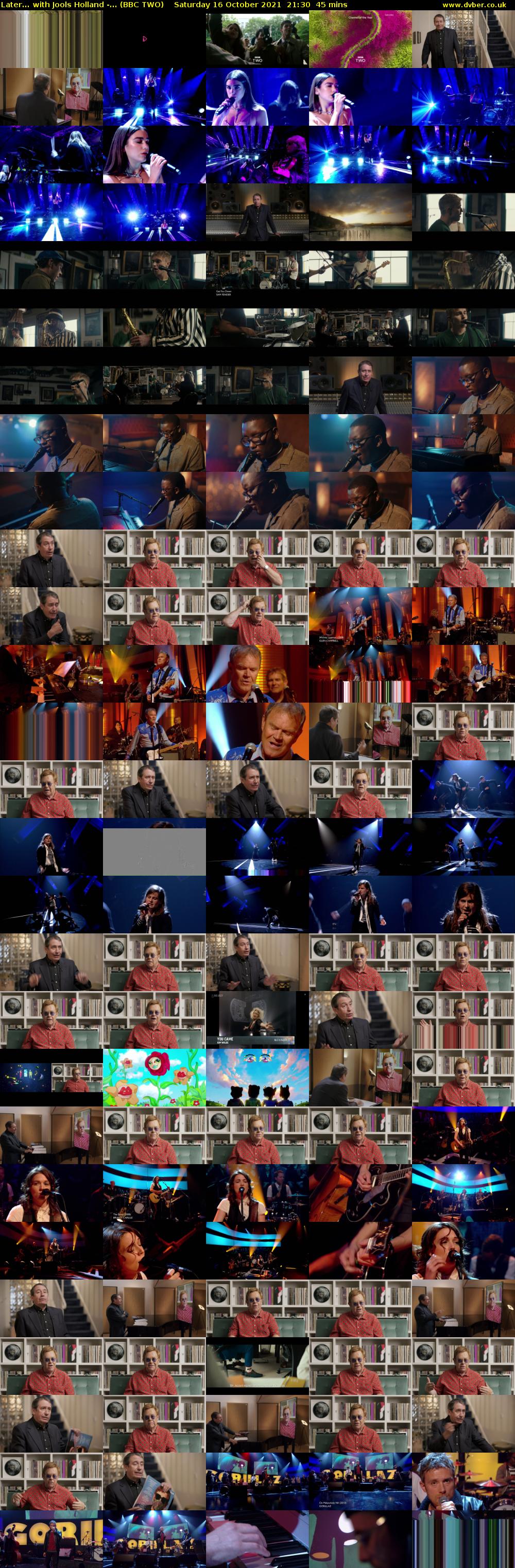 Later... with Jools Holland -... (BBC TWO) Saturday 16 October 2021 21:30 - 22:15