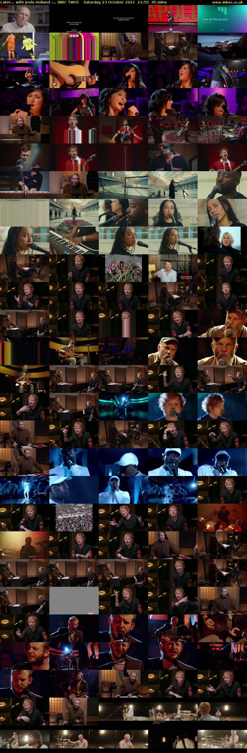 Later... with Jools Holland -... (BBC TWO) Saturday 23 October 2021 21:55 - 22:40