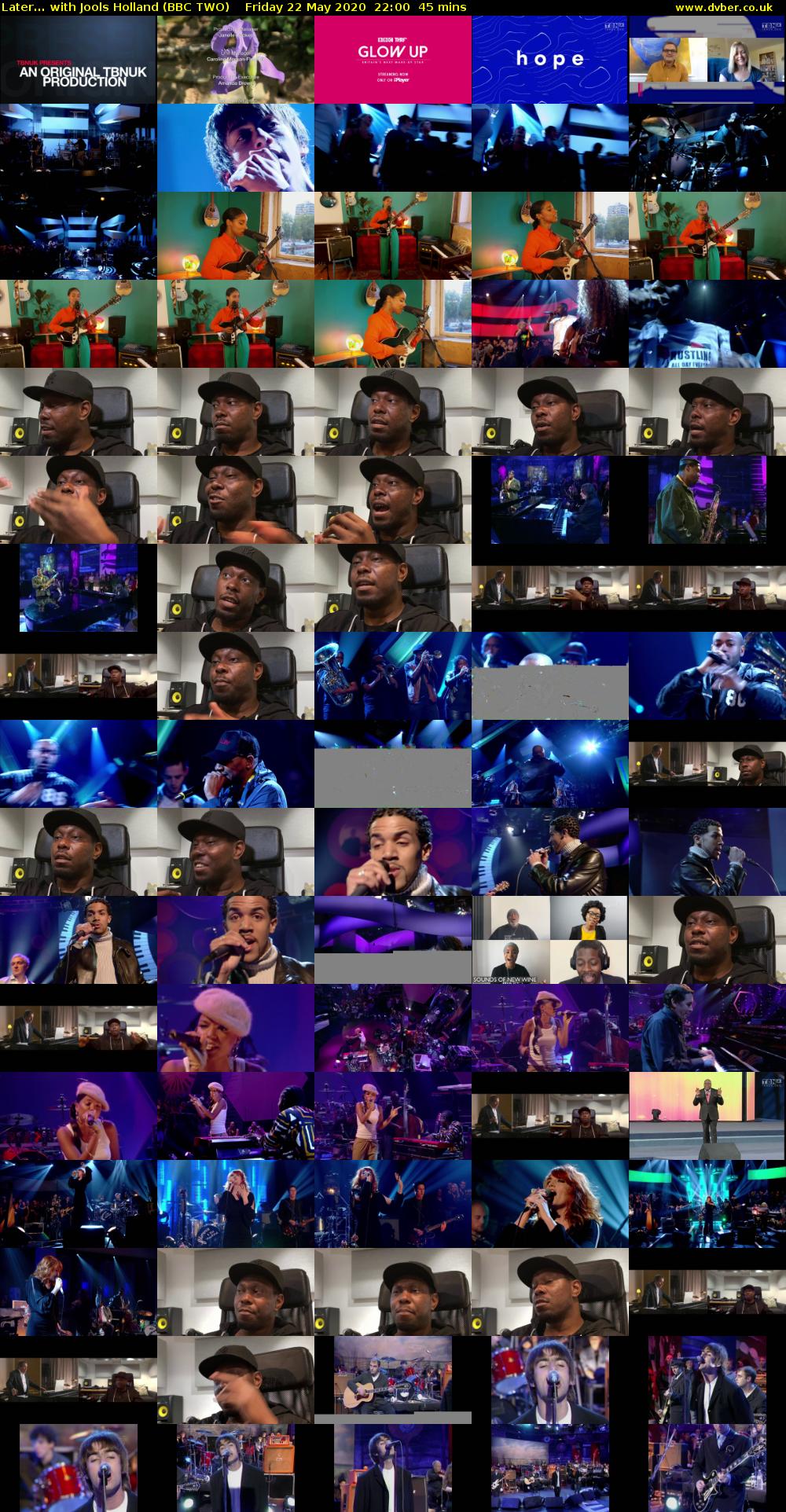 Later... with Jools Holland (BBC TWO) Friday 22 May 2020 22:00 - 22:45