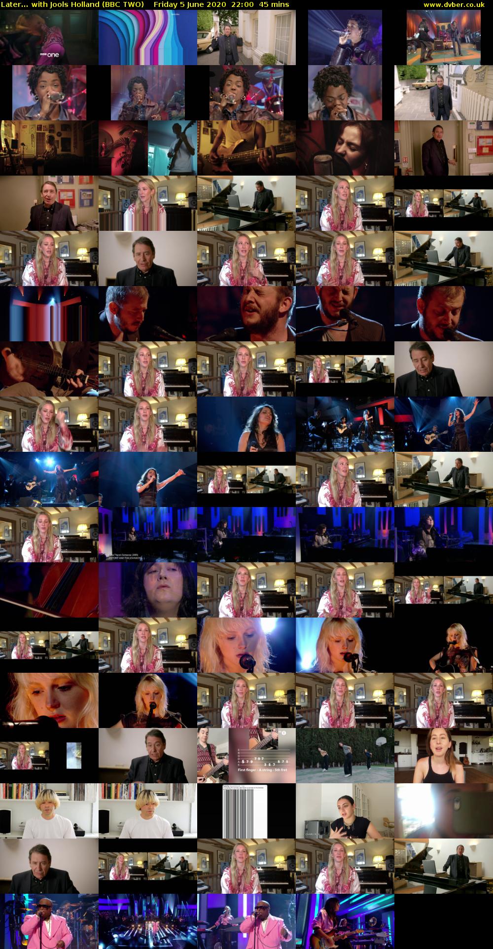 Later... with Jools Holland (BBC TWO) Friday 5 June 2020 22:00 - 22:45
