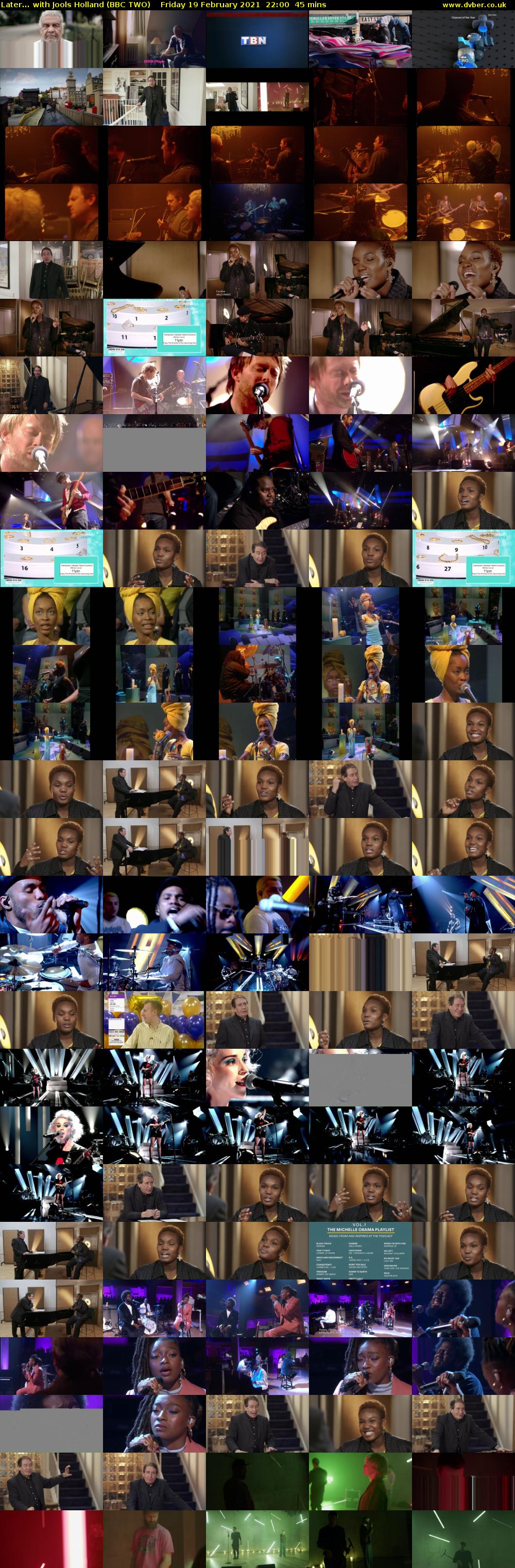 Later... with Jools Holland (BBC TWO) Friday 19 February 2021 22:00 - 22:45