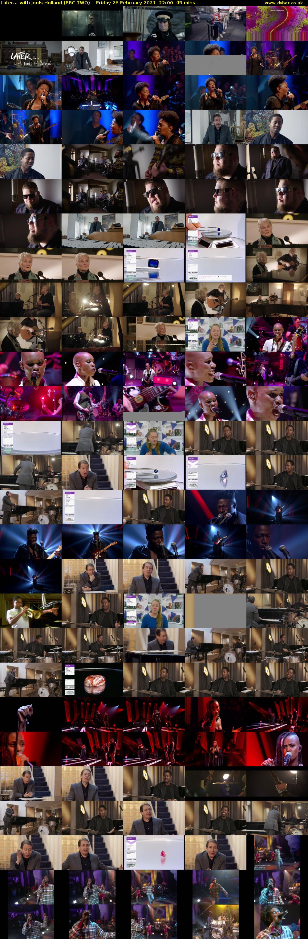 Later... with Jools Holland (BBC TWO) Friday 26 February 2021 22:00 - 22:45