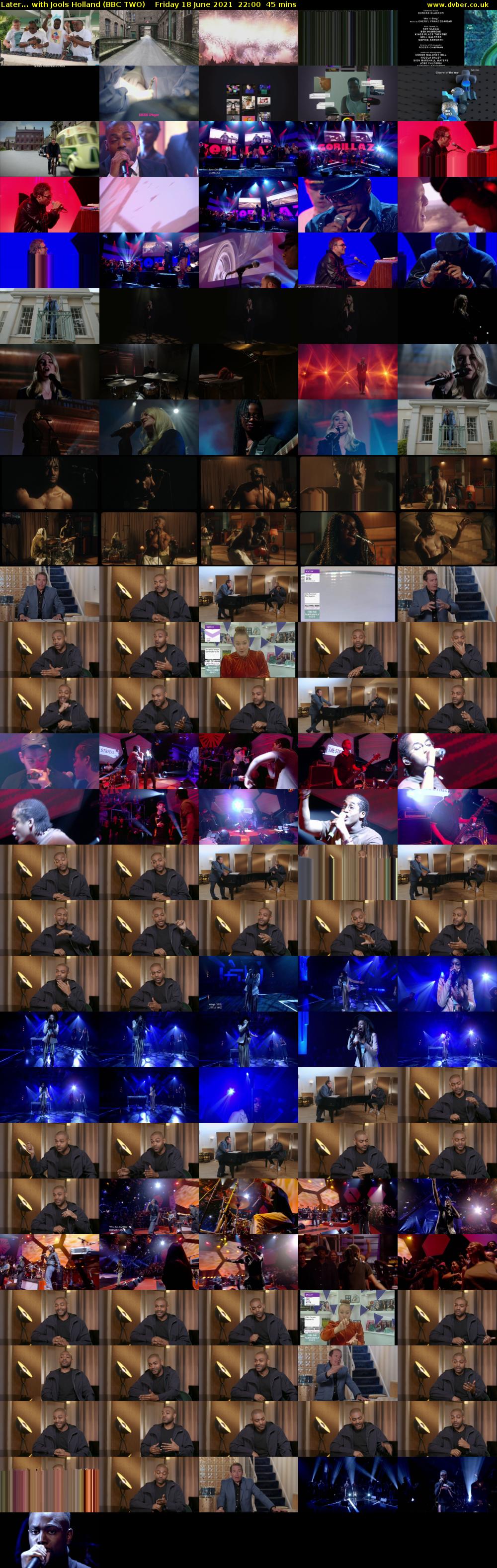 Later... with Jools Holland (BBC TWO) Friday 18 June 2021 22:00 - 22:45